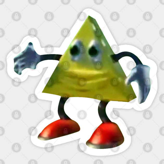 Dancing Triangle Meme Meme Sticker TeePublic